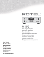 Rotel-RA-1570 - Owners manual